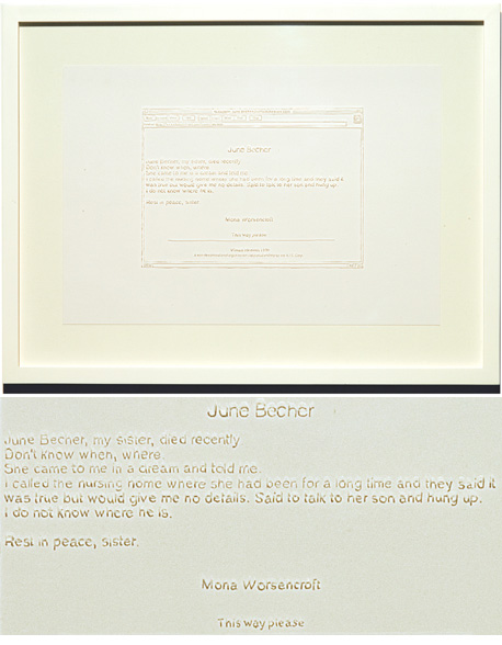 Nick Crowe: June Becher