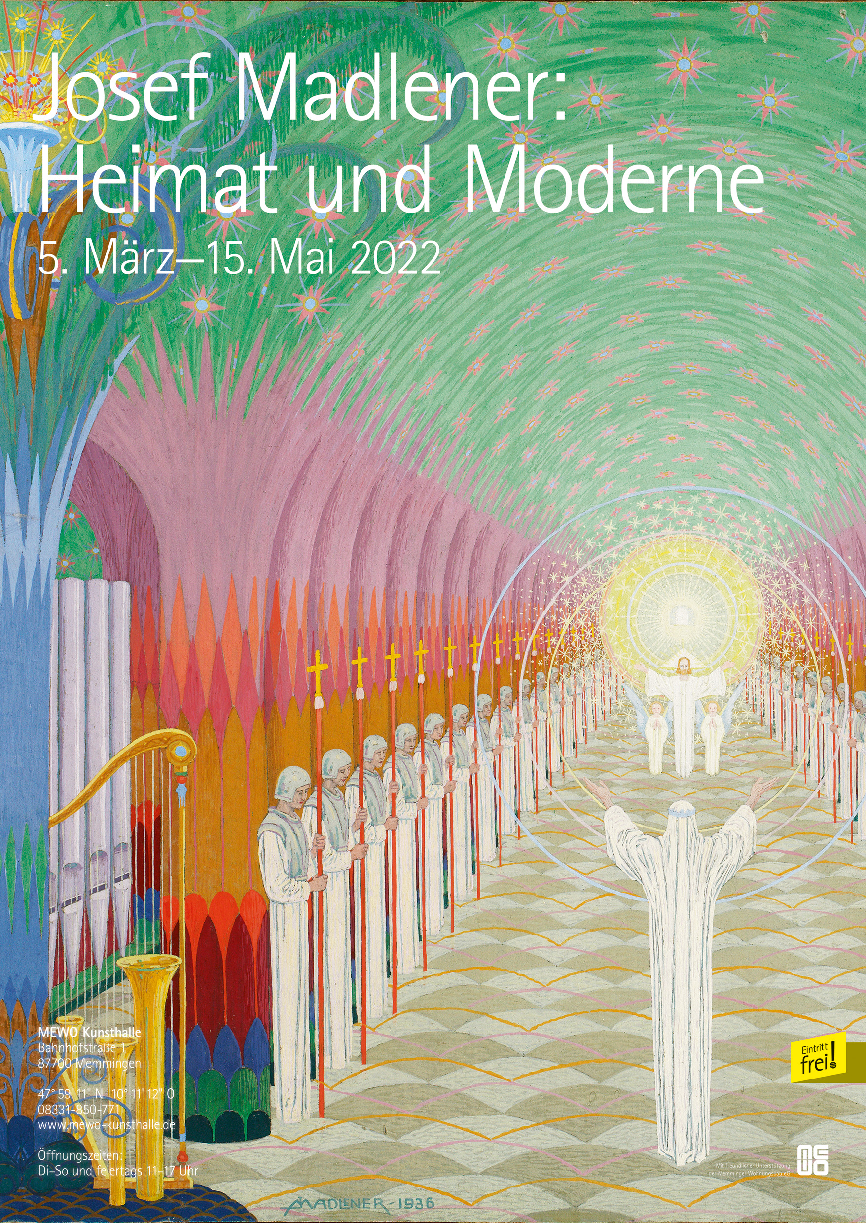 Poster Josef Madlener: Heimat und Moderne