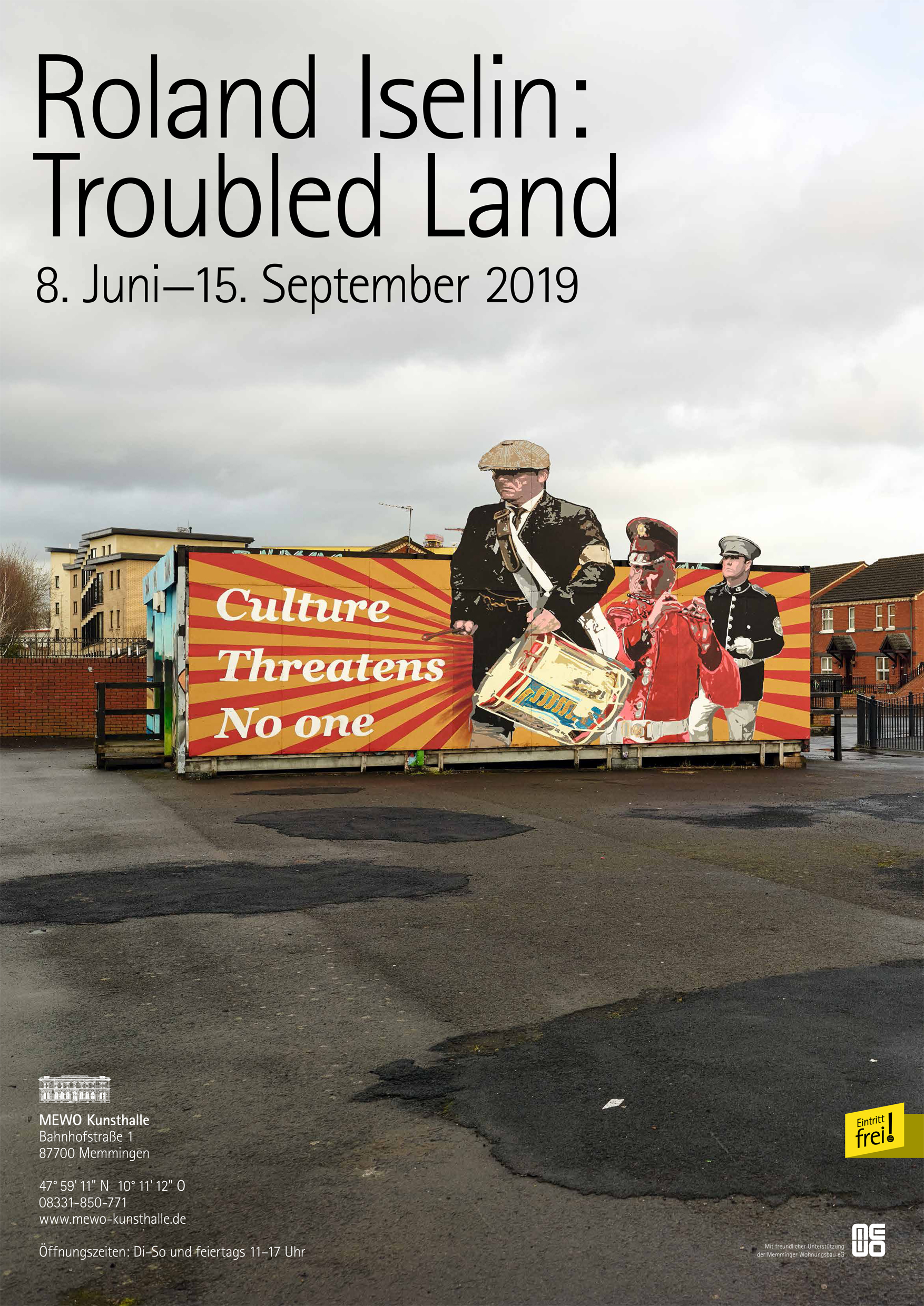Poster Roland Iselin: Troubled Land
